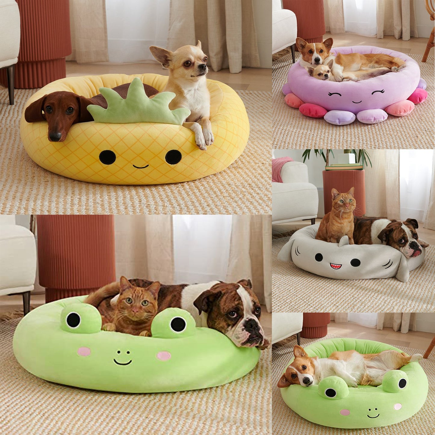 Lit doux en peluche pour animaux de compagnie