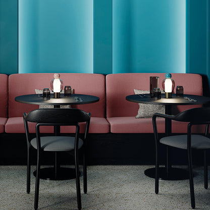 Lampe de table en verre simple
