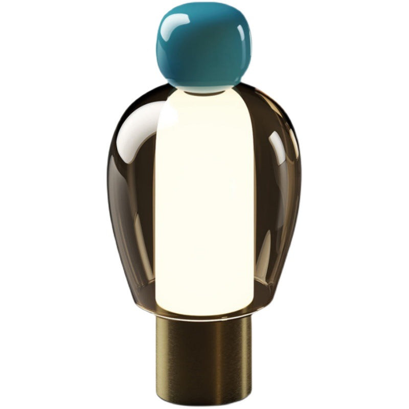 Lampe de table en verre simple